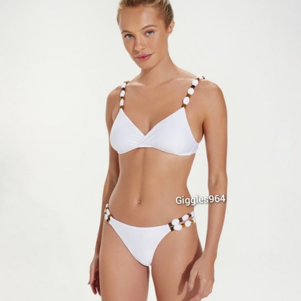 Vix Kira Dora Bikini Set White